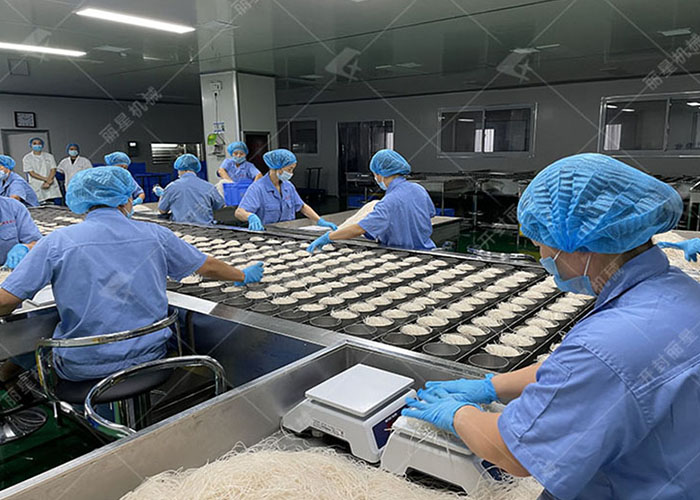 酸辣粉成套设备出产粉丝复水功夫快，，口感好