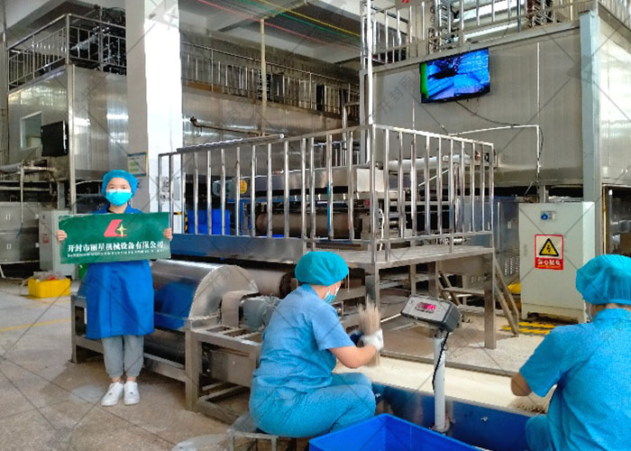 国际人官网水晶粉丝加工设备以关闭式出产守护食品干净